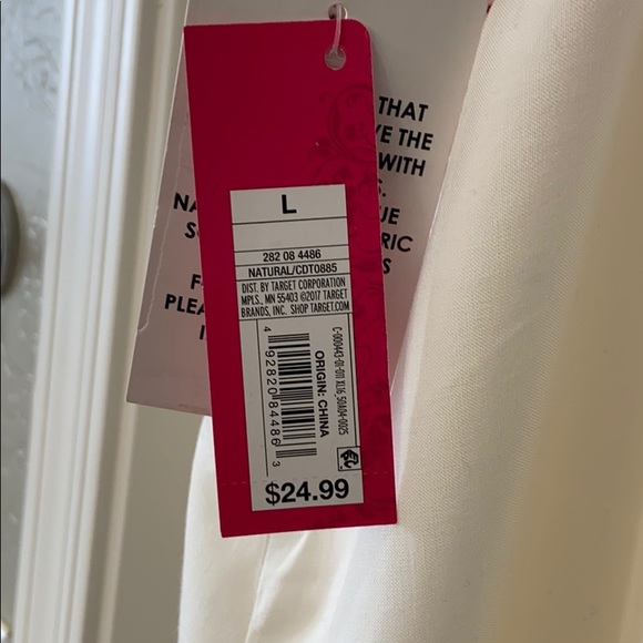 Xhilaration Large cream/rose  dress $24.99 - Picture 4 of 4